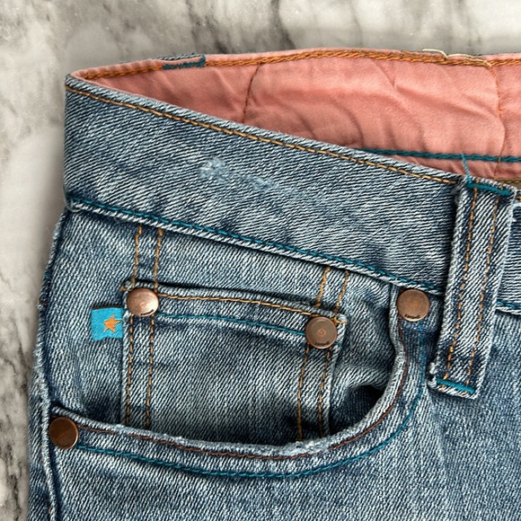 Zana Di Jeans | juniors sizing 3 low rise Y2K 90s flare jeans embroidered pearls - Picture 6 of 16